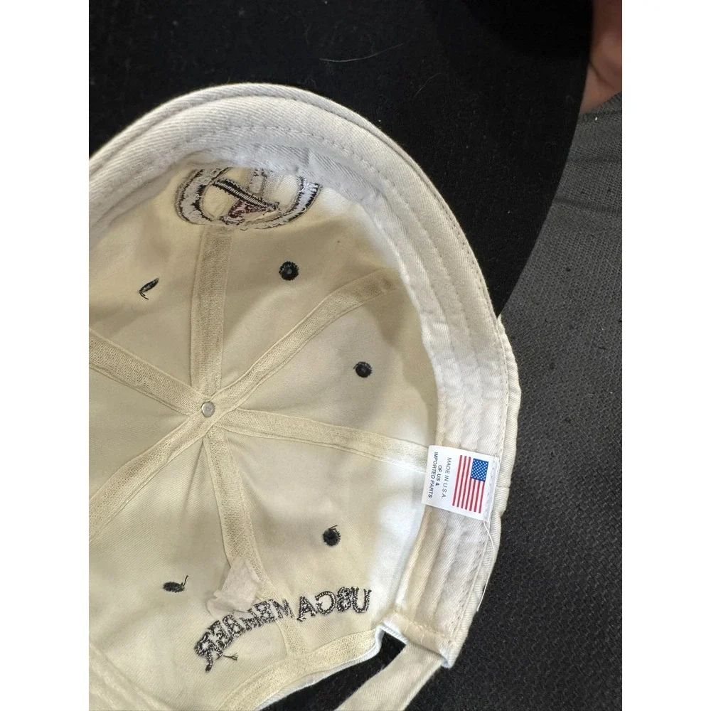 Vintage 2002 U.S. Open Bethpage Black Adjustable Strapback Golf Hat Cap PGA Tour